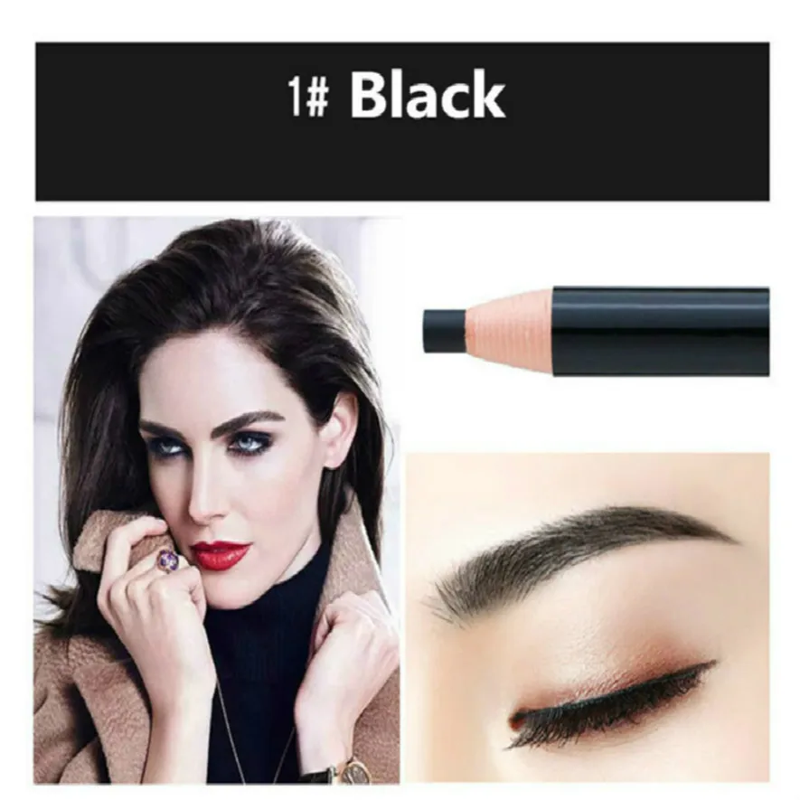 1 шт. Модный женский профессиональный карандаш для макияжа бровей водостойкая