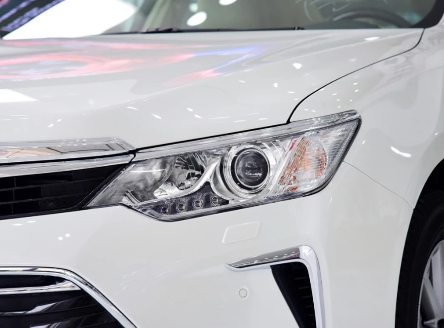 2 шт. для Toyota Camry- объектив абажур Защита объектива пластиковая фара крышка объектива прозрачное стекло Автомобильная крышка капота