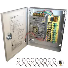 9CH DC12V 5A CCTV камера блок питания адаптер импульсный блок питания коробка распределения 9 каналов Вход AC 100-240 В к DC 12 В