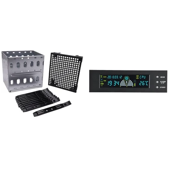 

2 Set Accessories: 1 Set Fan Governor CD Drive Computer Case Governor & 1 Set HDD Hard Drive Cage Rack