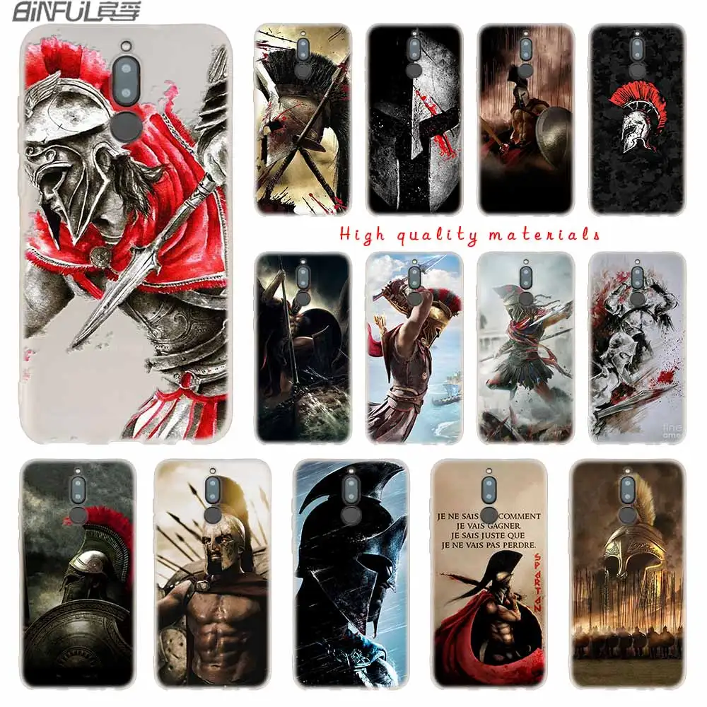 

Spartan 300 Warriors Soft Silicone Cases For Huawei Mate 10 Lite 10 20 Lite Pro 20X S Y5 2017 Y9 2018 2019 NOVA 3 3i 4