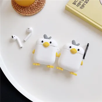 

For Edifier LolliPods Case Fashion duck cartoon Headset case For Edifier LolliPods cover animal silicon Bluetooth Earphone case
