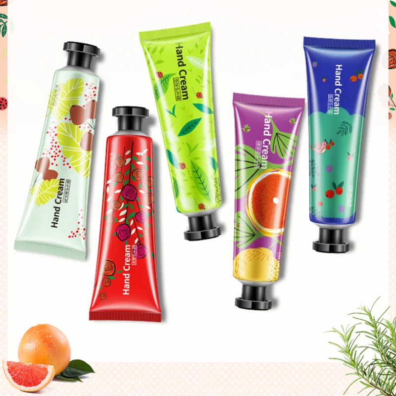 

30g Cute Hand Cream Lotion Non-greasy formula absorbs quickly Nourishing Hydrating Oil Control Lotions Cream Set 28D