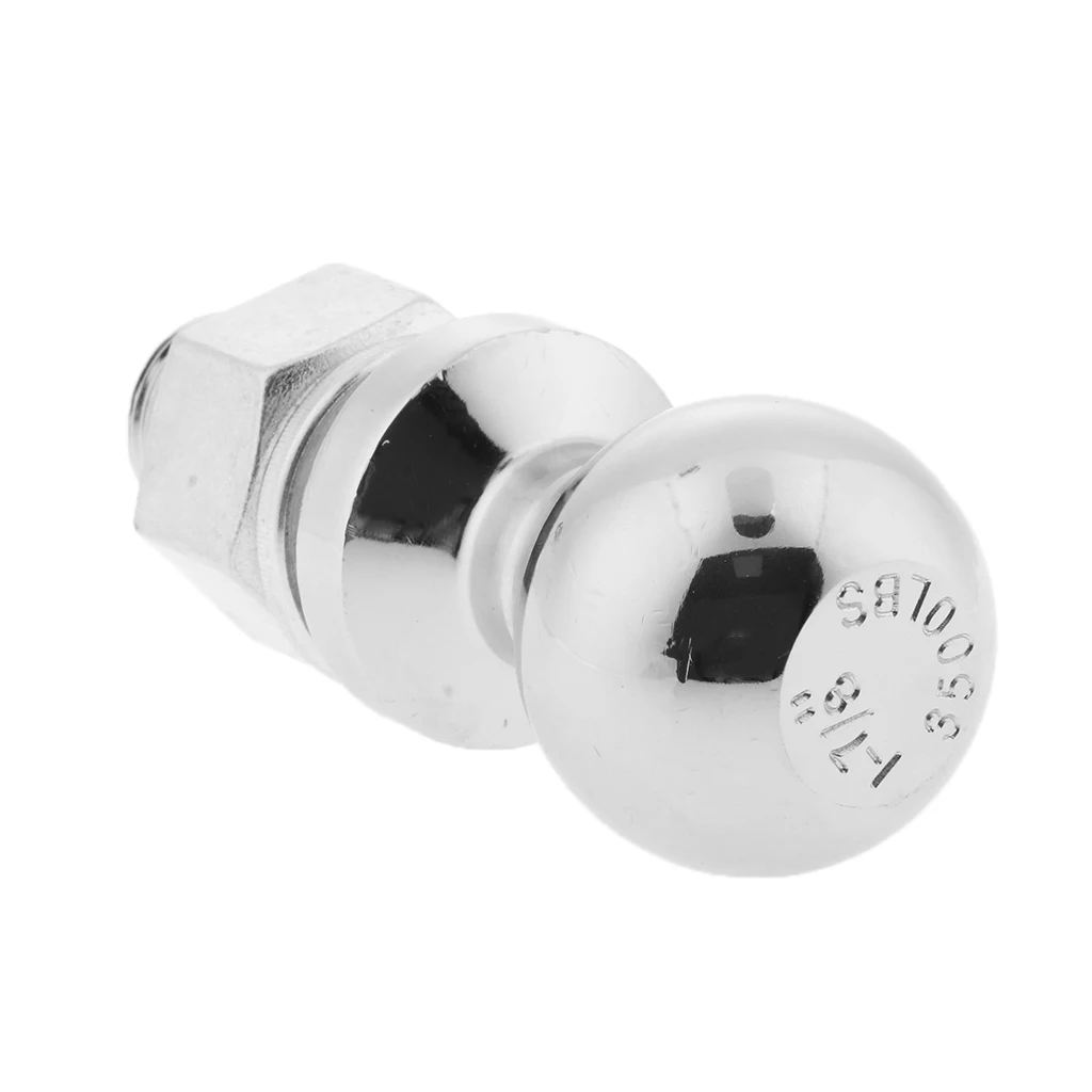 2 ''хромированный Прицепной шар 1'' диаметр хвостовика x 2 ''Длина 3500 фунты, нагрузка