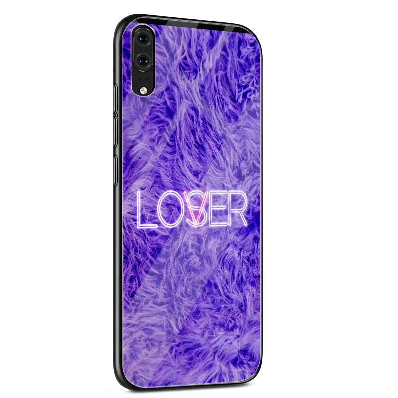 TPU стеклянный чехол для телефона huawei mate Honor 8X9 10 7A 20 P30 P20 P10 Lite Pro P Smart Cover Movie It Loafers Club
