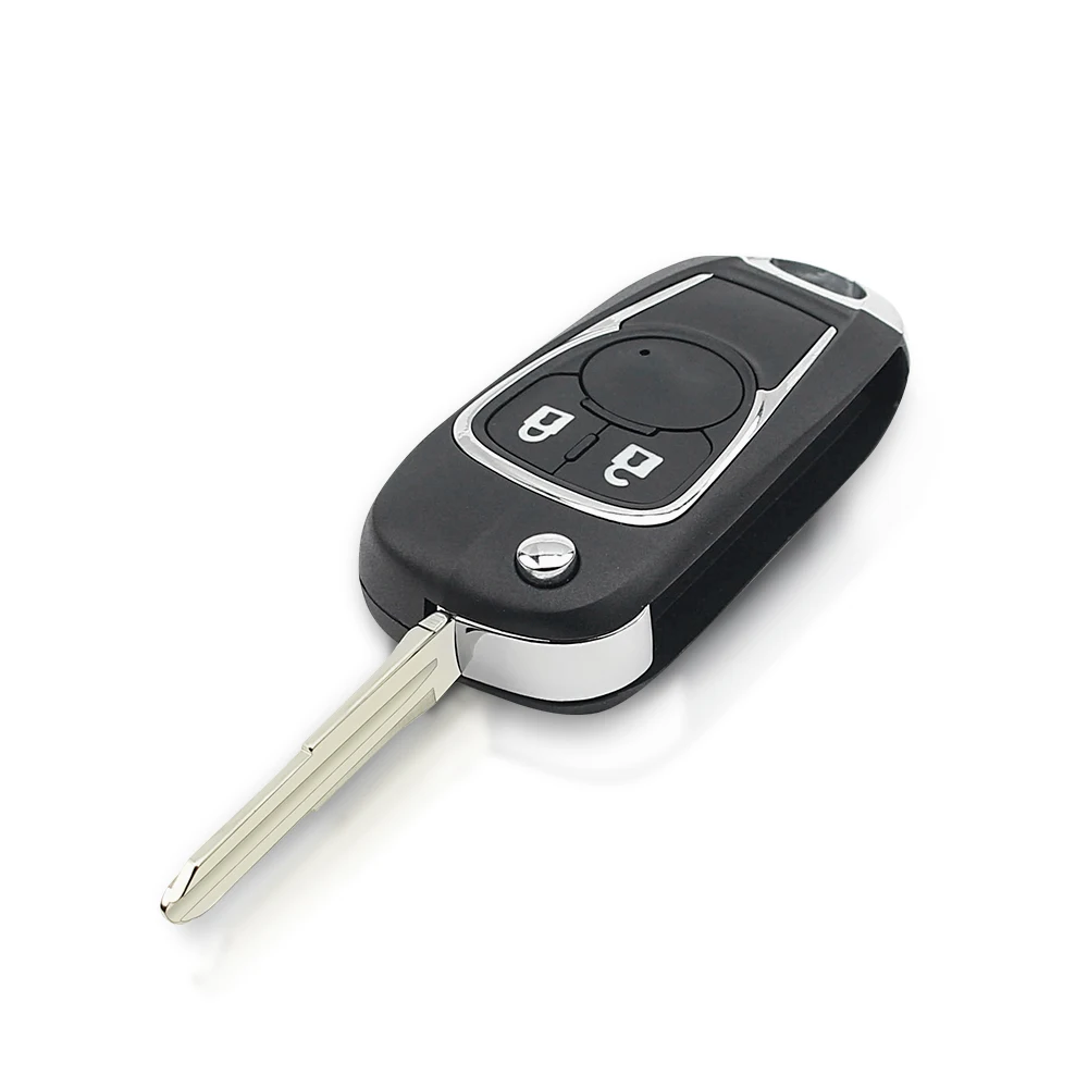 2 Buttons Modified Flid Key Shell For Chevrolet Aveo Spark Love Epica Sail Folding Remote Car Key Case