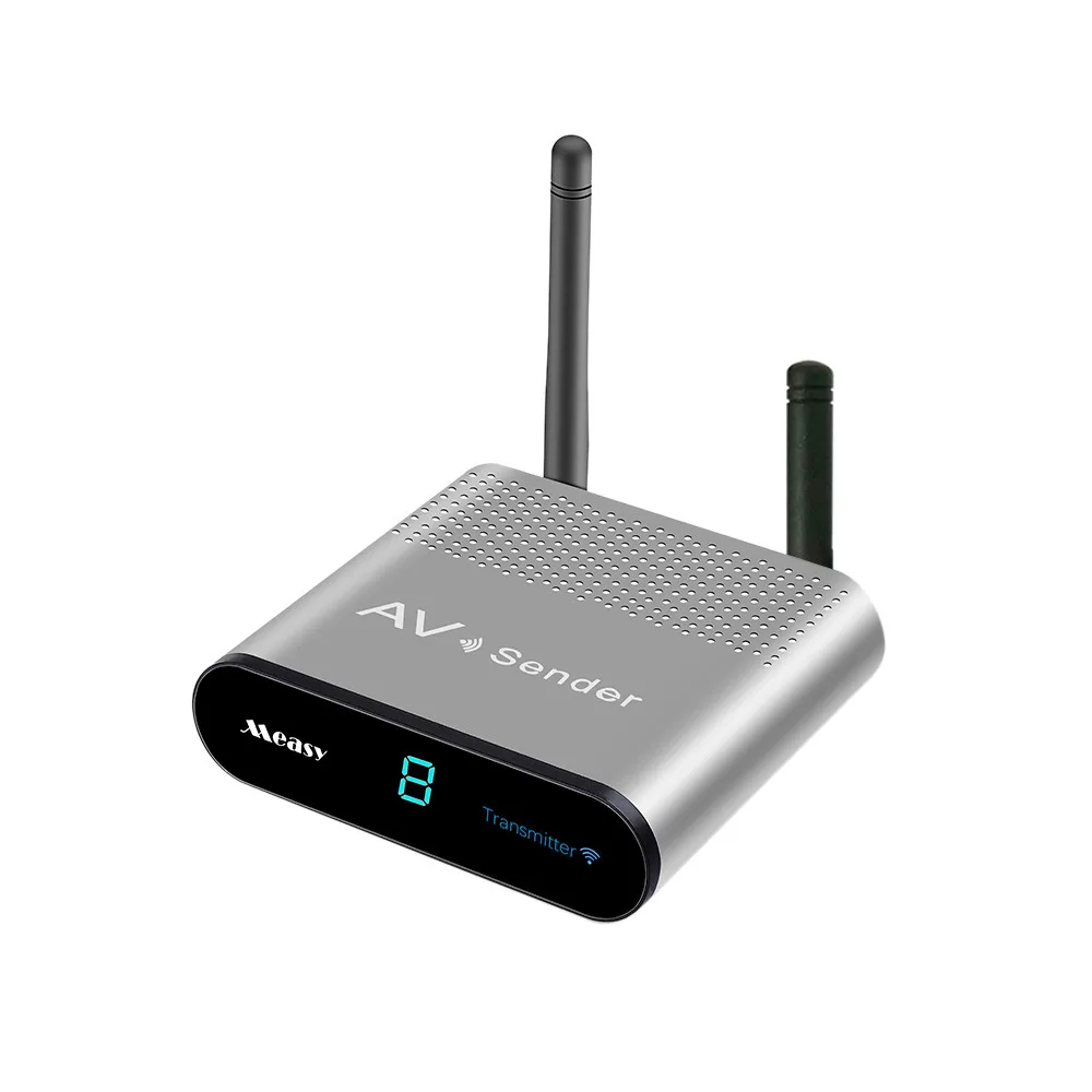 

Measy 5.8GHz Set-top Box Wireless Shared Video Transmitter And Receiver DVD,IPTV, Satellite receiver, Digital TV Set Top Box etc