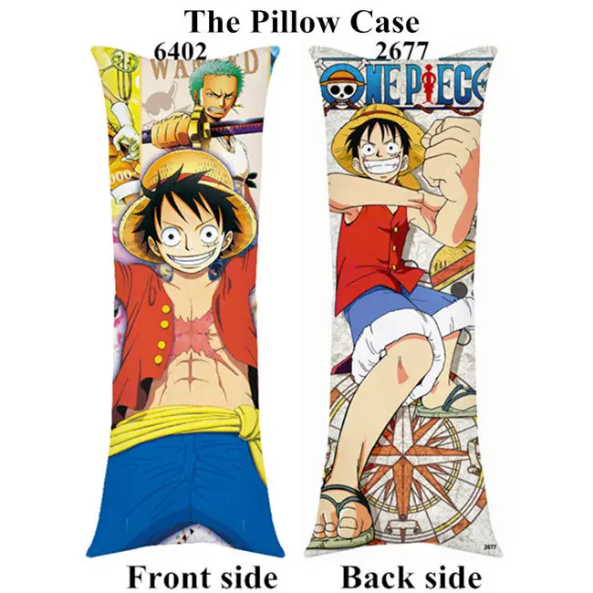 pillowcover Одна наволочка с рисунком человека из мультфильма Луффи, длинная наволочка для мальчиков и девочек - Цвет: pillowcover