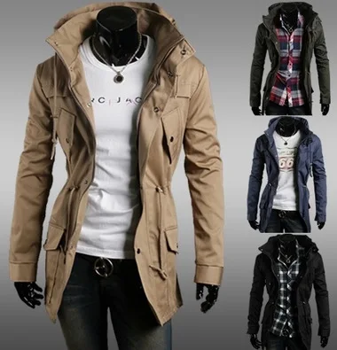 

2019 Autumn And Winter New Style Solid Color Coat Joint Casual Coat Men Raglan Slim Fit Jacket Jk23