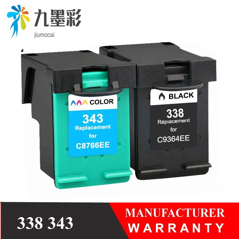 338 343 338 343 картридж для hp 338 343 чернилами hp 338 с чернилами hp Deskjet 5740 6520 PSC 1507 1510 Photosmart 8150 460c принтер - Цвет: 338 343