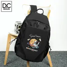 

DC.meilun Men Leather Backpack Travel Multi Male Mochila Fashion Large Capacity Shoolbag for Boy Men 15.6" Laptop School Bag
