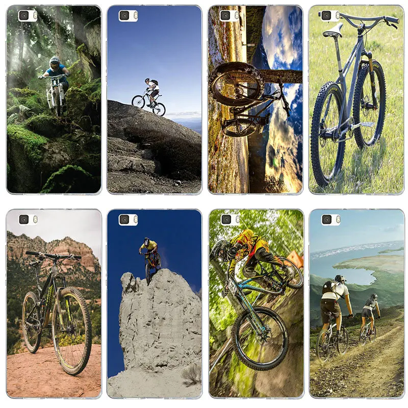 

Trek Mountain Bikes For Huawei P8 P9 P10 P20 P30 Lite Mate 10 Pro Y3 Y5 Y6 II Y7 Honor 6X 7X 9 Plus Soft TPU Phone Cases