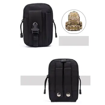 

Universal Outdoor Tactical Bag Military Waist Belt Bag Wallet with Zipper Multifunction Phone Pouch Bag for Men Outdoor