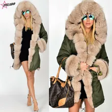 Женское пальто из искусственного меха размера плюс, теплая парка, женские толстые меховые пальто в стиле милитари, женская зимняя куртка, пальто с капюшоном, пальто, хлопковые парки