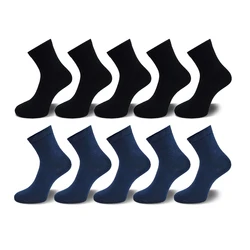 ZARE Men's Cotton Socks New Style Black Business Men Socks Soft Breathable Summer Winter for Male Plus Size A1 C51