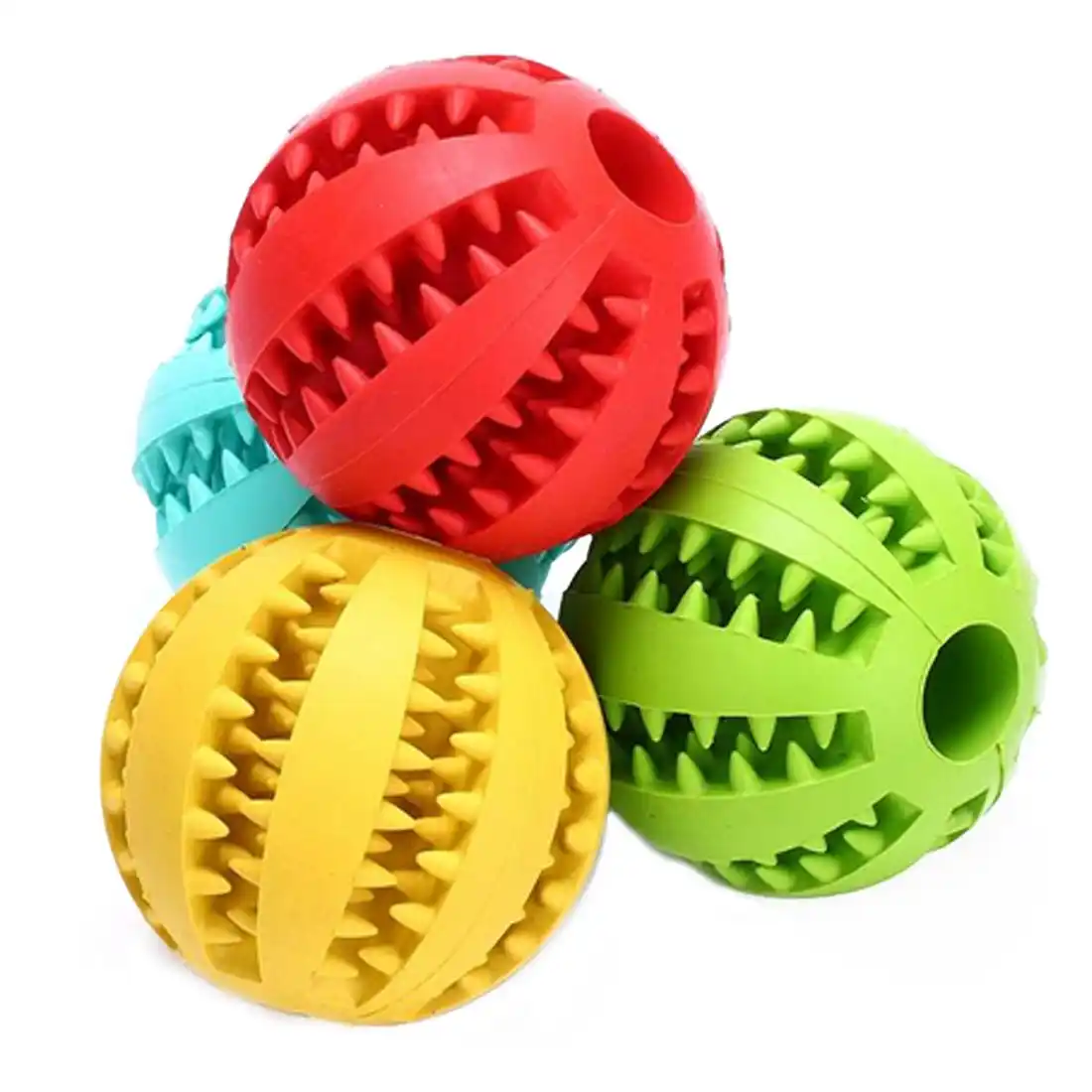 pet dog toys extra-tough rubber ball toy funny interactive