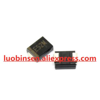 

50pcs/lot ES2M SMA EM 1KV 2A 1000V DO214AC ES2MA ES2M-E3/52T