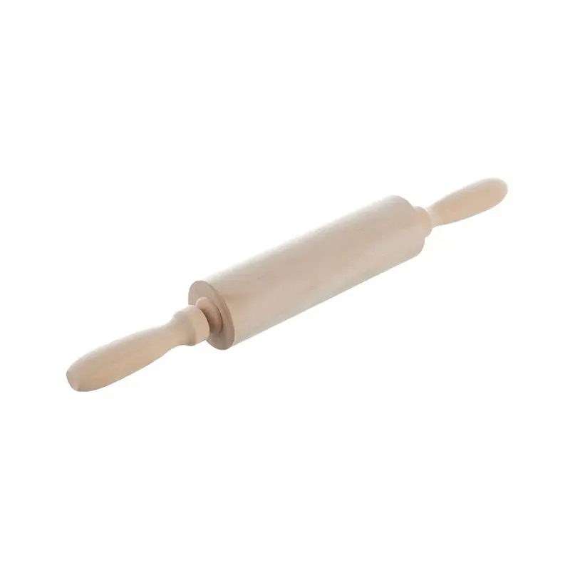 Wooden Christmas Engraved Rolling Pin Embossed Cookie Stick Roller Printed Snowflake Style Rolling Pin