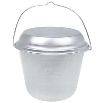 

Conical pot 9 l "Etched", with a lid-plate