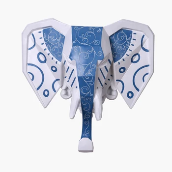 

3D Vintage Elephant Head Wall Hanging Living Room Wall Decorations European Porch Pendant Mural Animal Head Wall Hanging Crafts