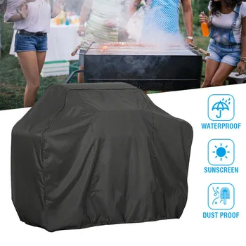 

Portable Waterproof BBQ Grill Barbeque Cover Outdoor Rain For Gas Charcoal Electric Barbeque Cover Home Accessories
