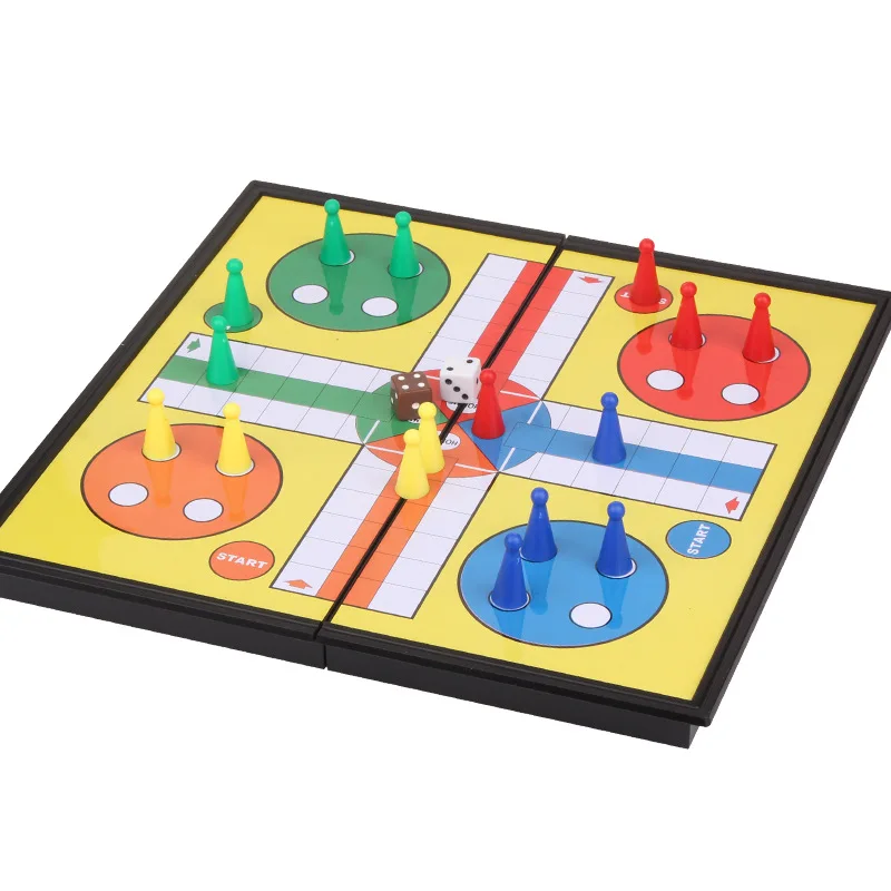 Yuxin Science Educational Play House Large Size Game Chess Magnetic Chessboard Ludo Backgammon Training Aihao Board Game Toy