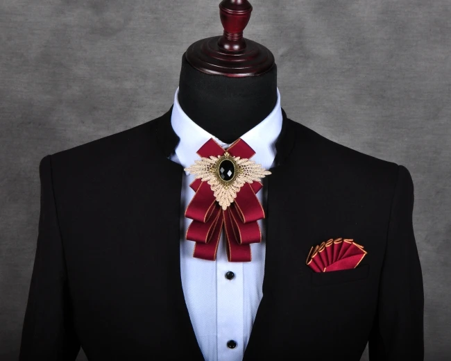 Корейская мода мужской галстук-бабочка ручной работы Британский полосатый Стразы галстуки-бабочки Бизнес Жених Свадебный кармашек полотенце квадратный набор