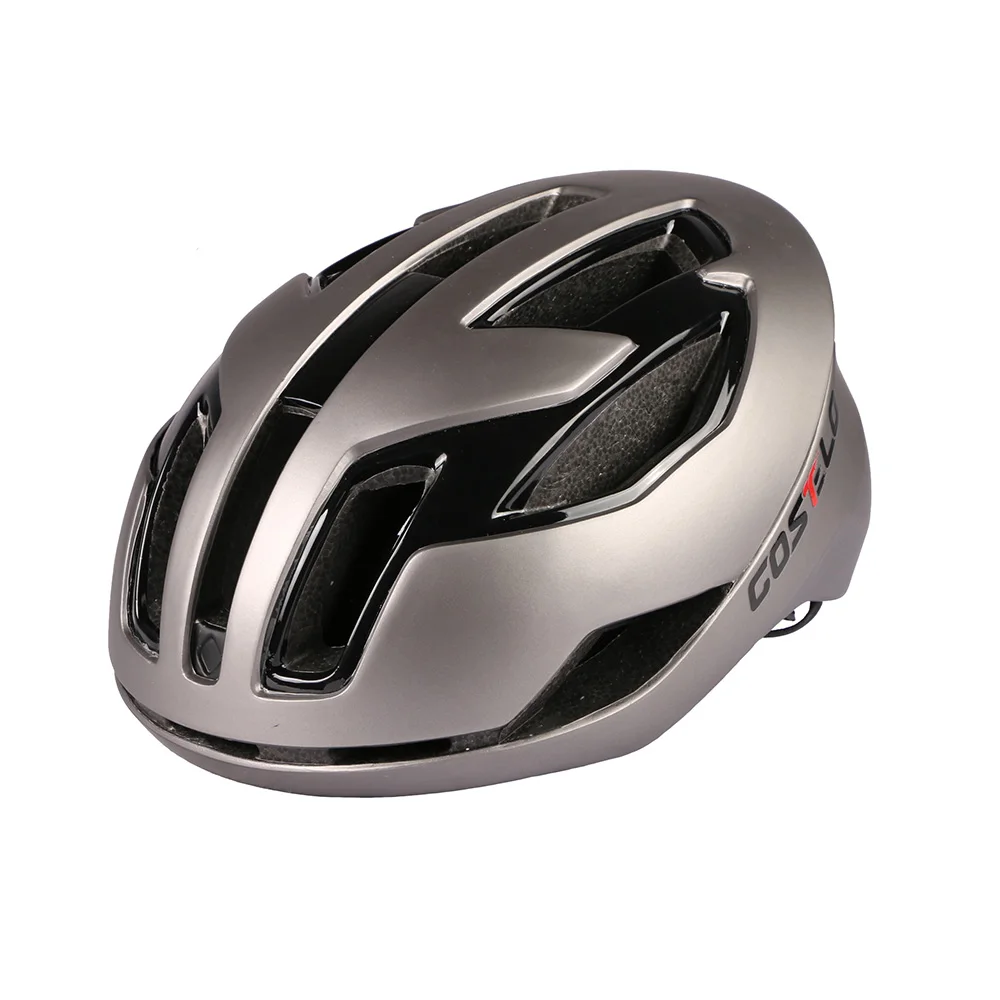 Costelo велосипедный шлем, ультралегкий шлем для велосипеда, Шлем de velo casco da bici casco Mtb дорожный велосипедный шлем 54-60 см - Цвет: gray