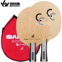 SANWEI CC Table tennis blade 5 wood+2 carbon OFF++ training without box ping pong racket bat paddle tenis de mesa