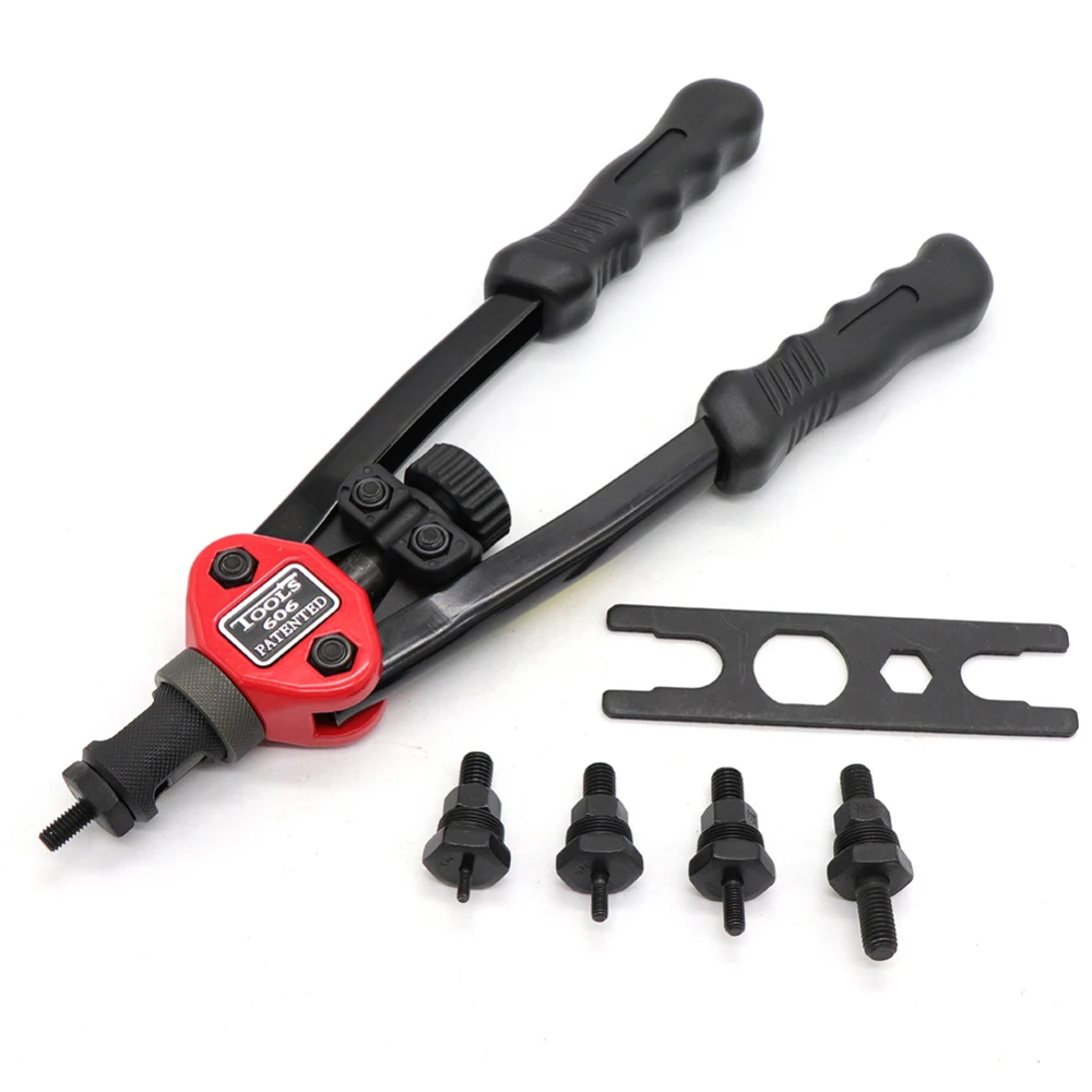 

B-606 Riveter Nuts Gun 12" Blind Auto Riveter Nut tool Heavy Hand Insert Rivet Nuts Tool Manual Mandrels M3 M4 M5 M6 M8