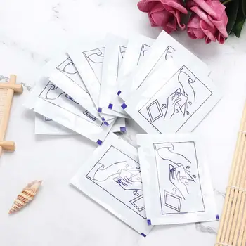 

Eyelashes Accesories 100Pcs Professional Tattoo Mark Removal Tattoo Marking Positioning Cleaning Wipe Permanent Makeup