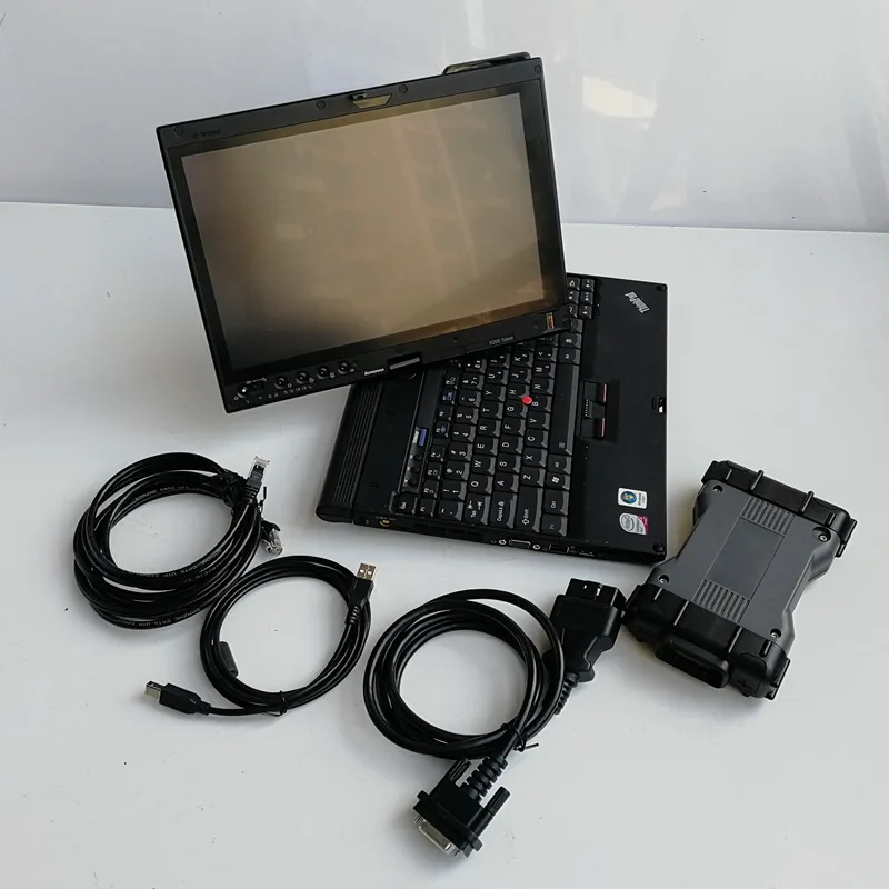 MB Star C6 SD Compact C6 интерфейс мультиплексора и OBD2 кабели V12/ X-entry DOIP используемый ноутбук X200T 4G инструменты для автоматической диагностики