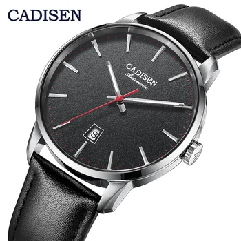 

Cadisen Fashion Mechanical mens watches top brand luxury sport wristwatch men waterproof NH35A Movement mens clock Relogio NEW