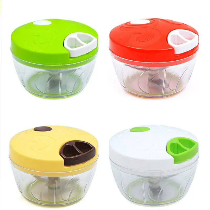 

Kitchen Food Chopper Spiral Slicer Fruit Veg Cutter Mixer Salad Crusher Tool Food Processor Fruit & Vegetable Tools For Kitchen