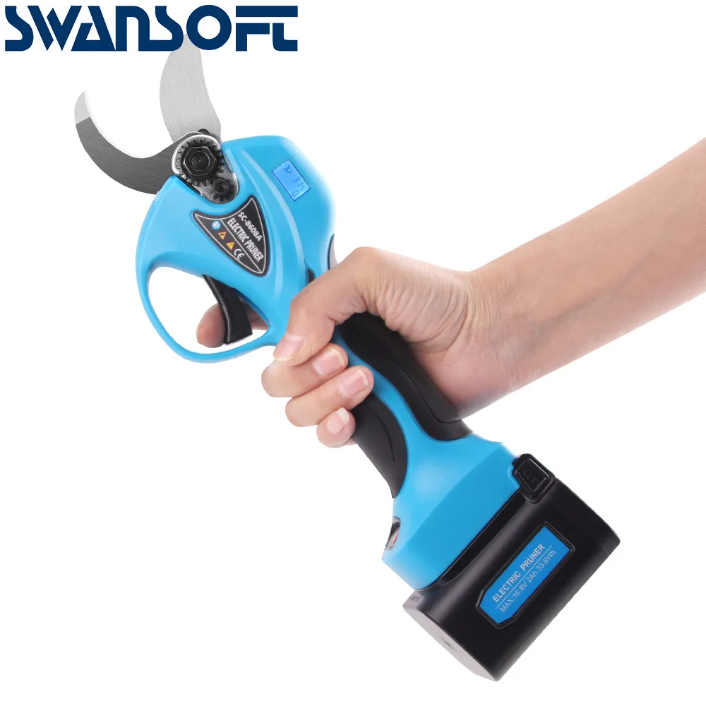 Pruning Shear Branch Cutter Grafting With Extension Rod 16.8V 2 Battery Power Tools High branches Electric Scissors Profession 6