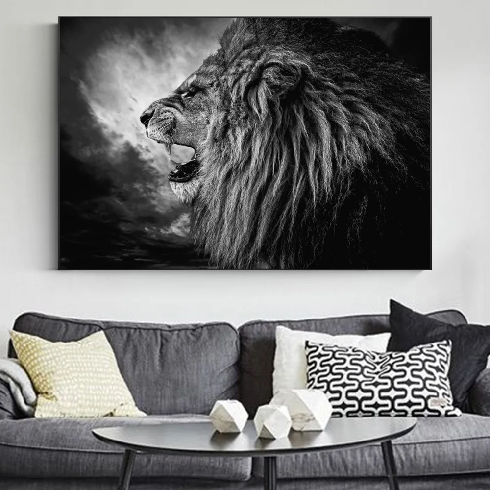 LV Lion - Luxury Canvas Wall Art