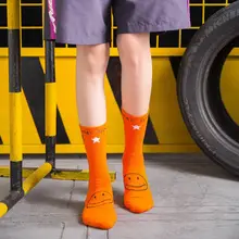 5 пар/уп. мягкие хлопковые короткие носки для взрослых, милые Спортивные Носки с рисунком радуги 40JF