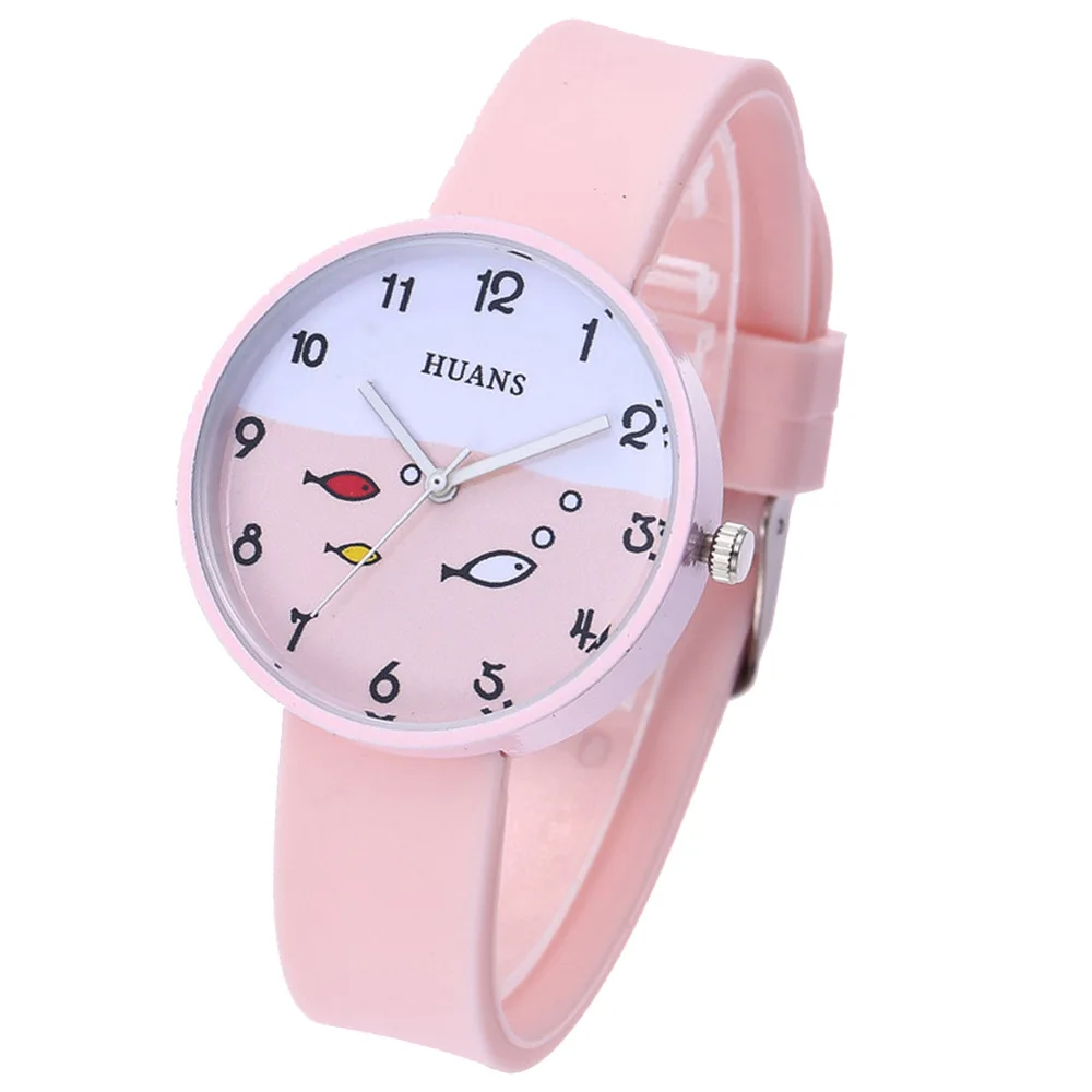 south korea fashion candy-colored students small fish-watch