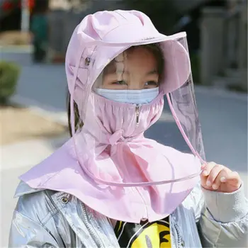 

Full Face Neck Visor Cover Shield Cap Safety Eye Protect Hat Anti-Spit Saliva Anti-UV J99Store