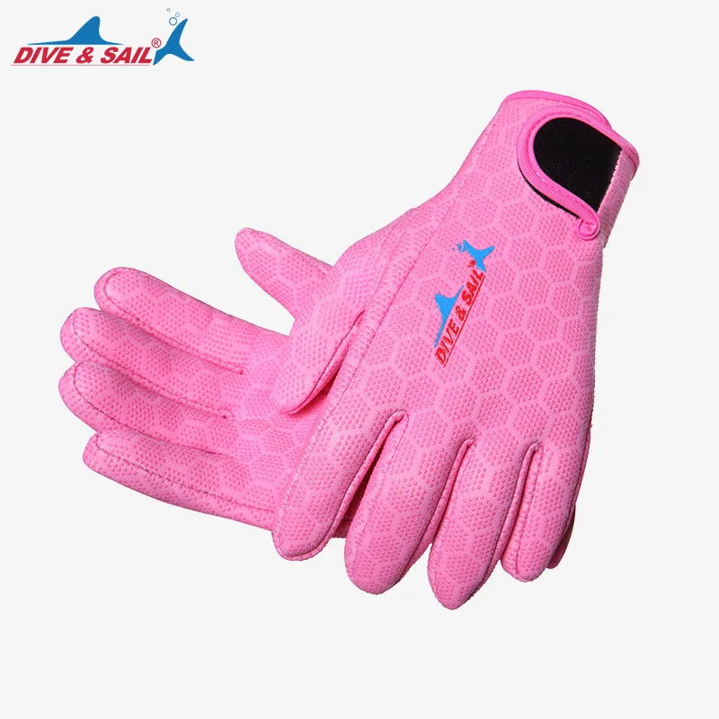 Men Women 1.5mm Neoprene Diving Gloves Full Finger Anstislip Scuba Spearfishing Gloves Warm Surfing Snorkeling Wetsuit Gloves