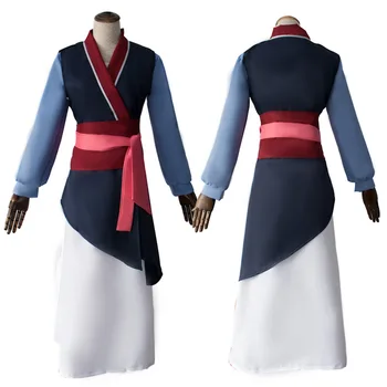 

Hua Mulan Dress Blue Dress Princess Dress Movie Halloween Cosplay Costume Custom Made