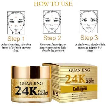 

24K Gold Niacinamide Face Repair Cream Oil Control Hydration Moisturizing Smoothing Face Skin Care Cream