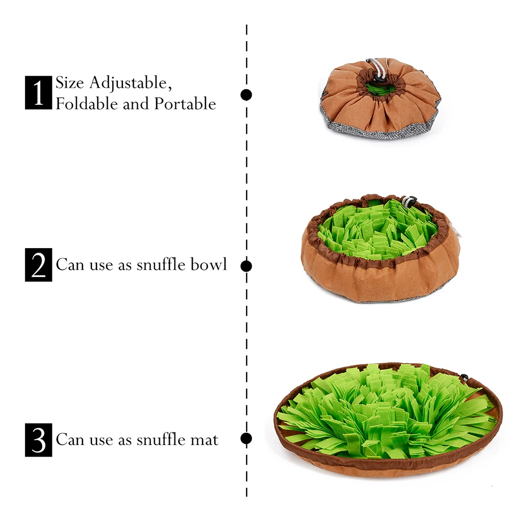 Собака, обучение обонятельные коврик Еда медленно Кормление снять стресс ПЭТ Одеяло игрушка