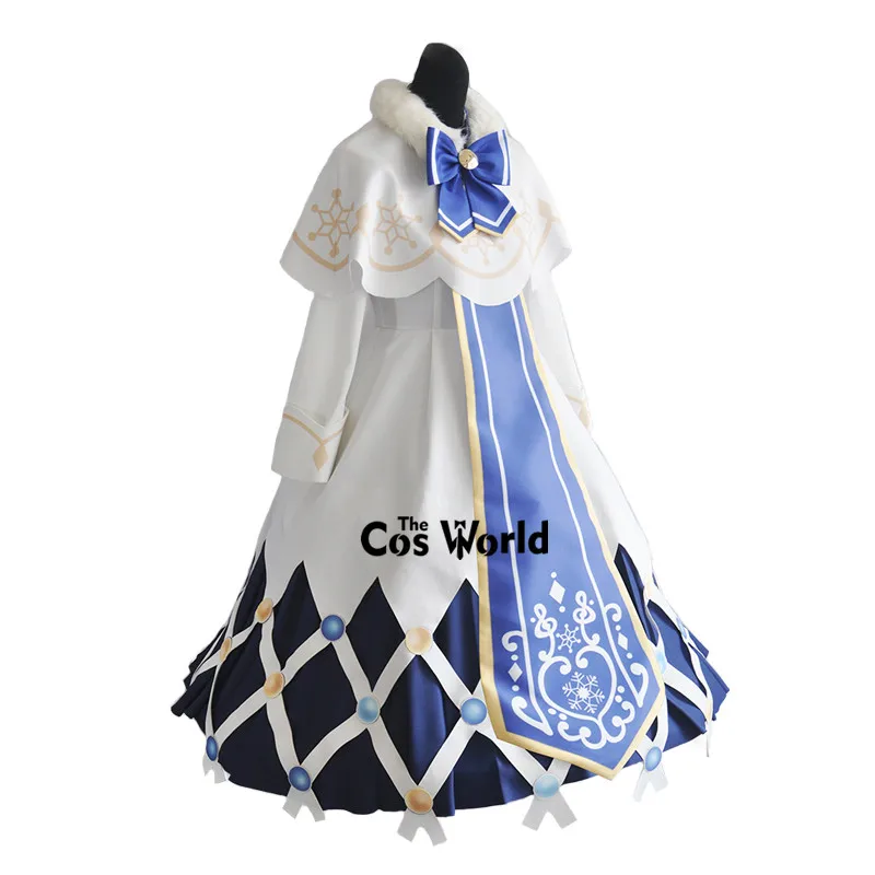 2021 Miku Princess Snow Dress Uniform Anime Cosplay Costume 2