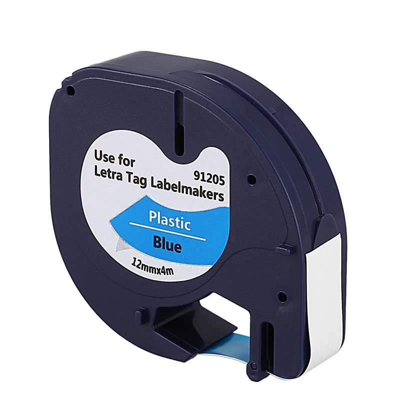Совместимость для DYMO LetraTag запечатанных лент для 91200 91201 91202 91203 91204 91205 12267 LT микс Цвет 12 мм х 4 метра для этикетка DYMO Pr