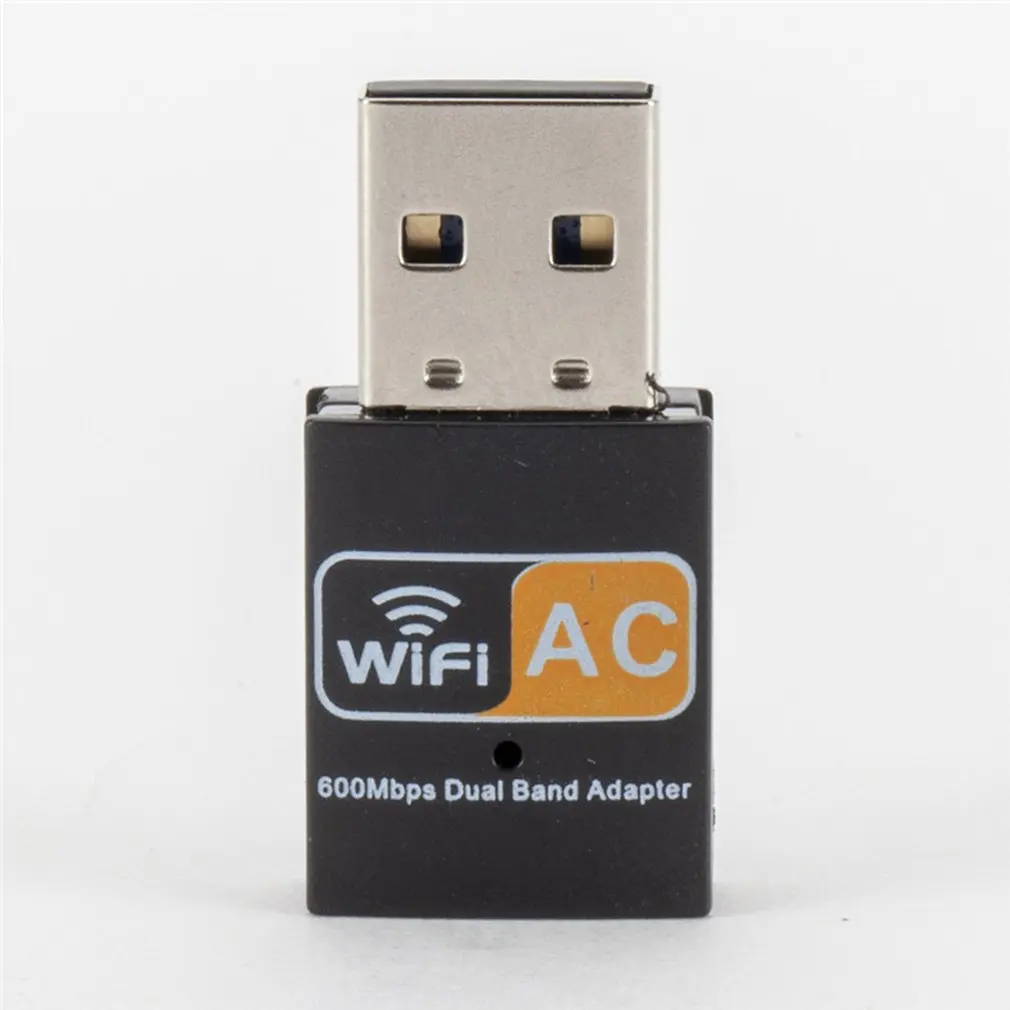 USB Adaptador Sem Fio Wi-Fi 600 Мбит/с Placa de Rede Wi-Fi Antena двухдиапазонный 2,4 ГГц usb Lan Ethernet 5 рецептор 802.11ac Wi-Fi