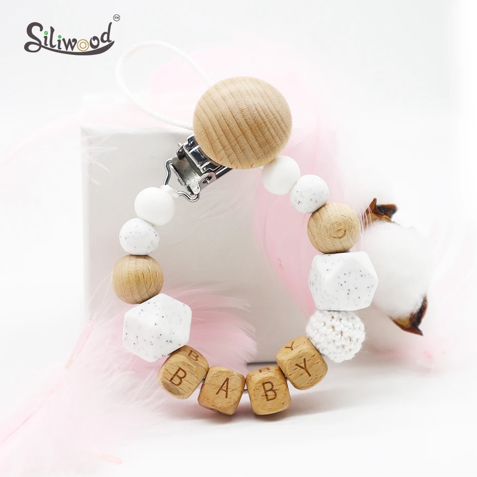 Baby Teat Chain-Toy Nipple-Holder Stroller Pacifer-Clips Baby-Accessories Dummy Name