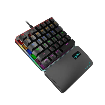 

V200 One-Handed Gamer Keyboard Keypad Mechanical Backlit RGB with Backlight Gaming Accessories Hand Rest for PC Computer Laptop