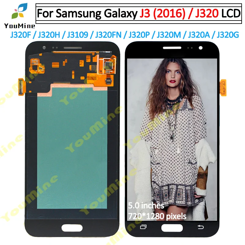 

For SAMSUNG GALAXY J3 2016 J320 LCD J320F j3110 Display Touch Screen Digitizer Assembly Replacement For SAMSUNG J320 LCD