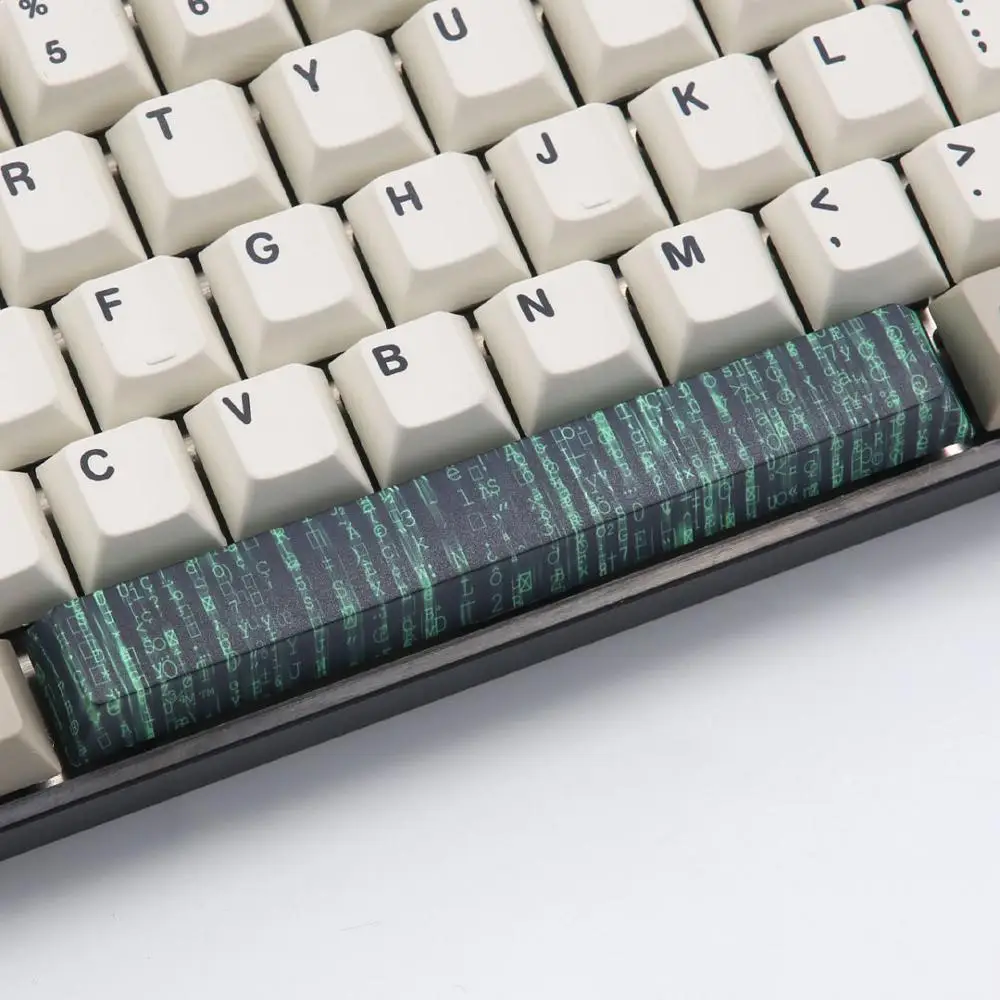 Пятисторонний краситель-подложка Spacebar PBT 6.25U Вишневый профиль keycap для DIY механической клавиатуры - Цвет: Source code